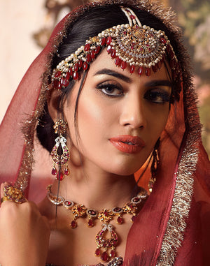 Oval and floral combo set