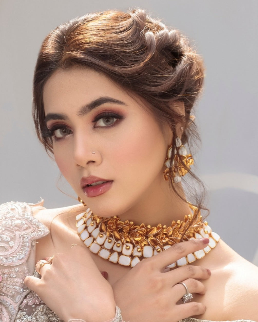 Vintage pearl choker