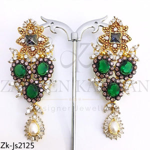 Unique Emerald Zirconia Set