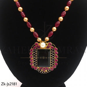 Agate Ruby Mala set