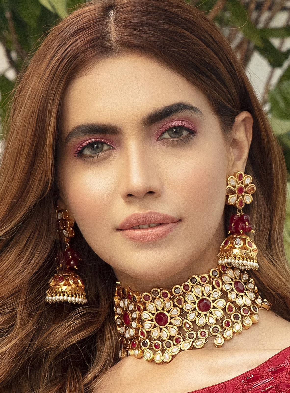 Kundan Floral Set