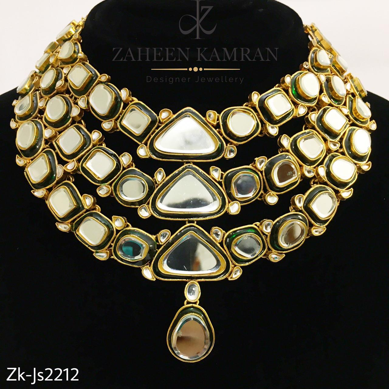 3 layered Kundan Set