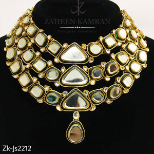 3 layered Kundan Set