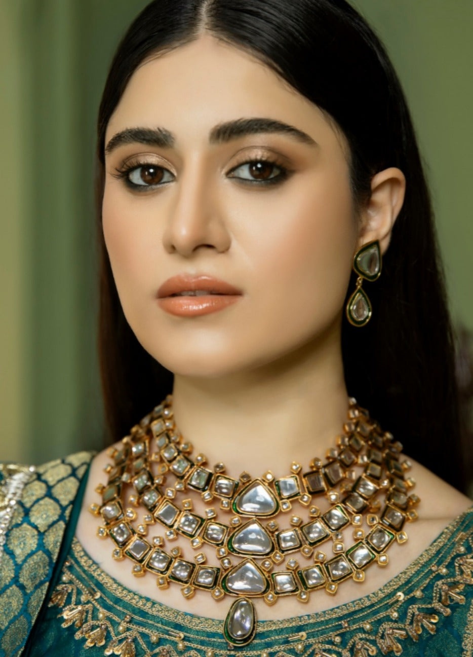 3 layered Kundan Set