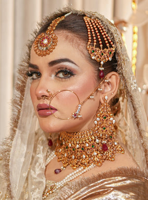 Antique Gold Bridal Set
