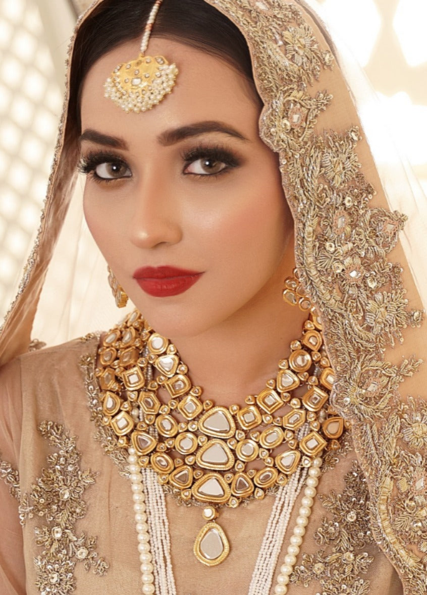 3 layered kundan set