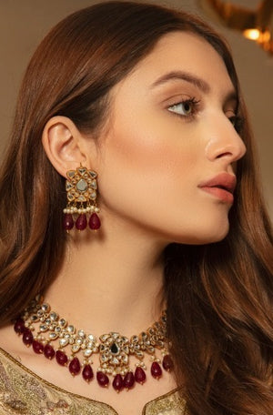 Handmade kundan choker set
