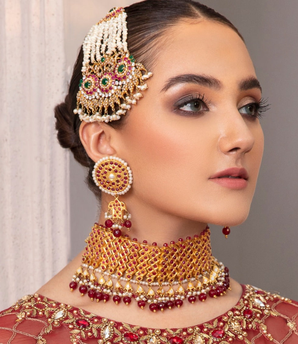 Kundan choker patti