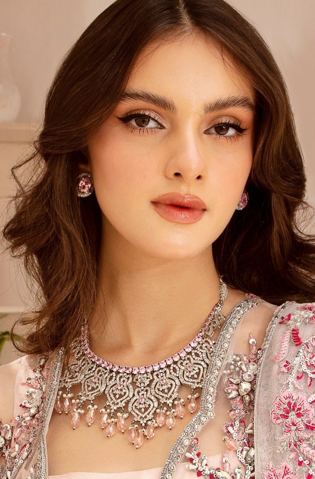 Pinkish zirconian set