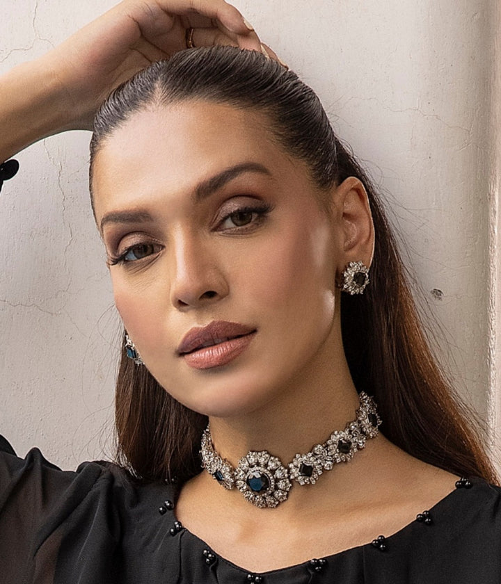 Agate choker set