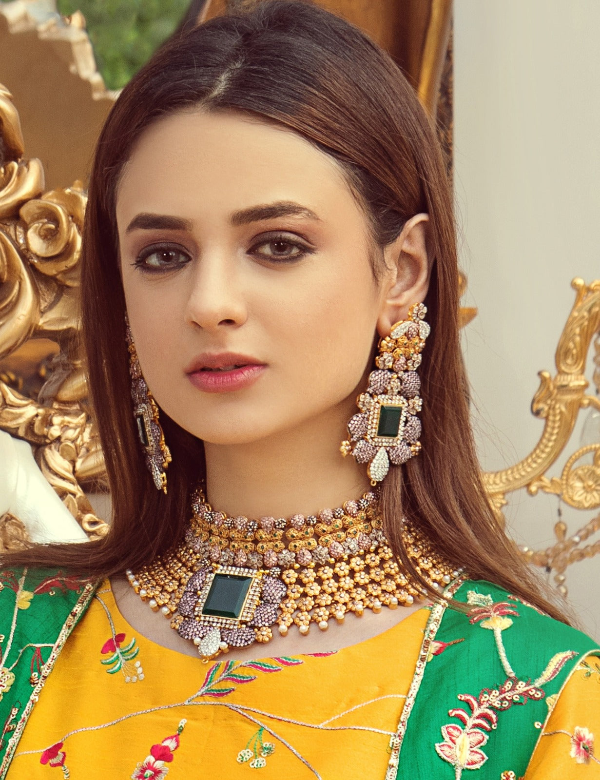 Emerald Gold Set