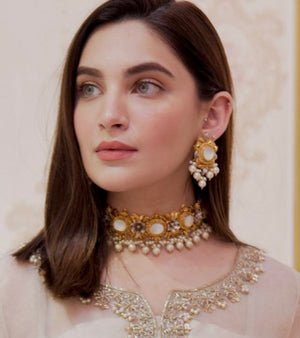 Green Sleek Choker Set