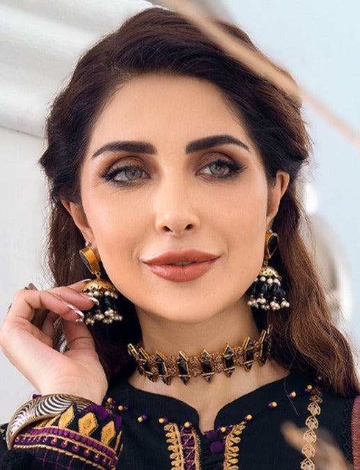 Sleek Smoked Choker Set