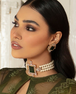 Zirconian Stylish Choker Set