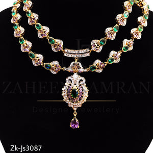 Amethyst double Layered Set