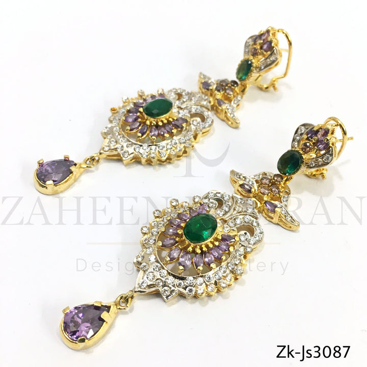 Amethyst double Layered Set