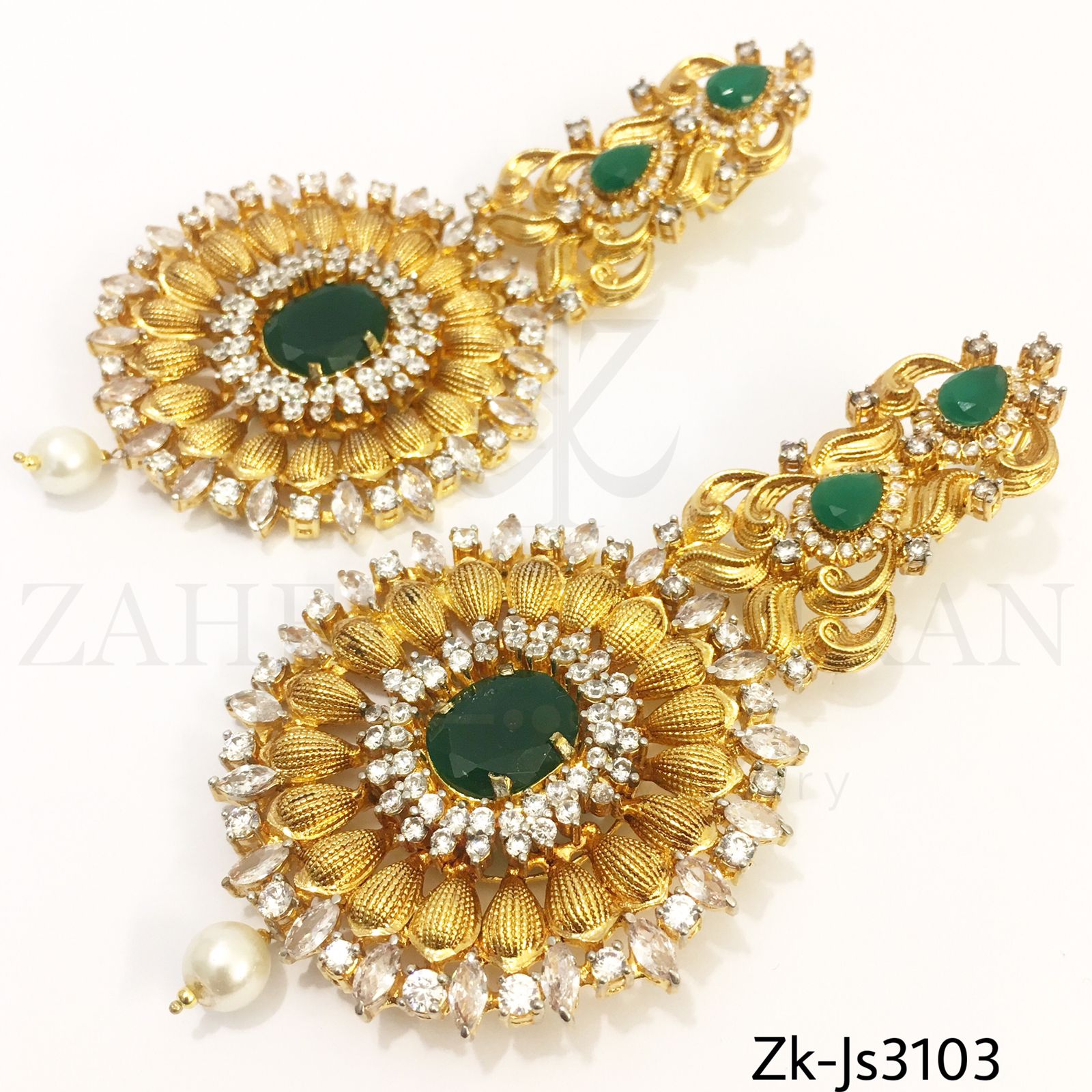Chunky Emerald Mala