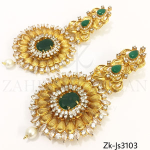 Chunky Emerald Mala