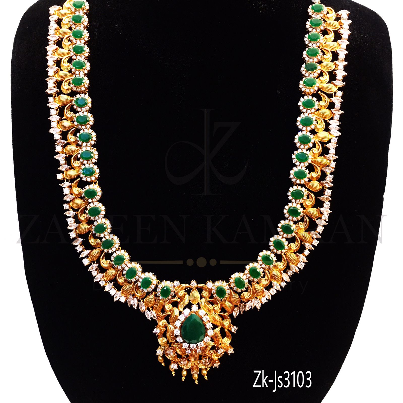Chunky Emerald Mala