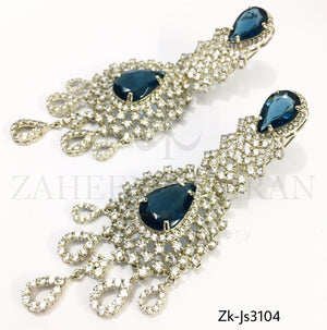 Elegant Silver Zircon set