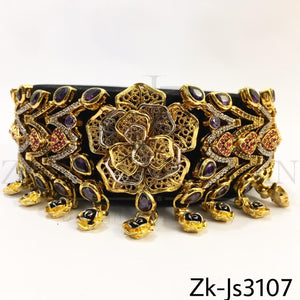 3D Floral Choker Set