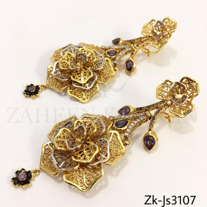 3D Floral Choker Set