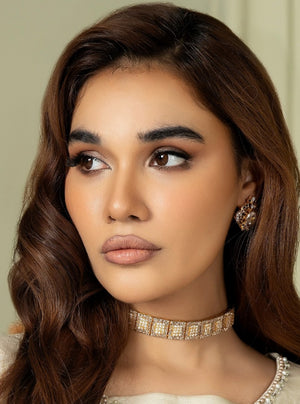 Emerald Champagne choker