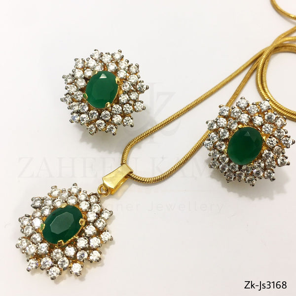 Emerald Pendant set