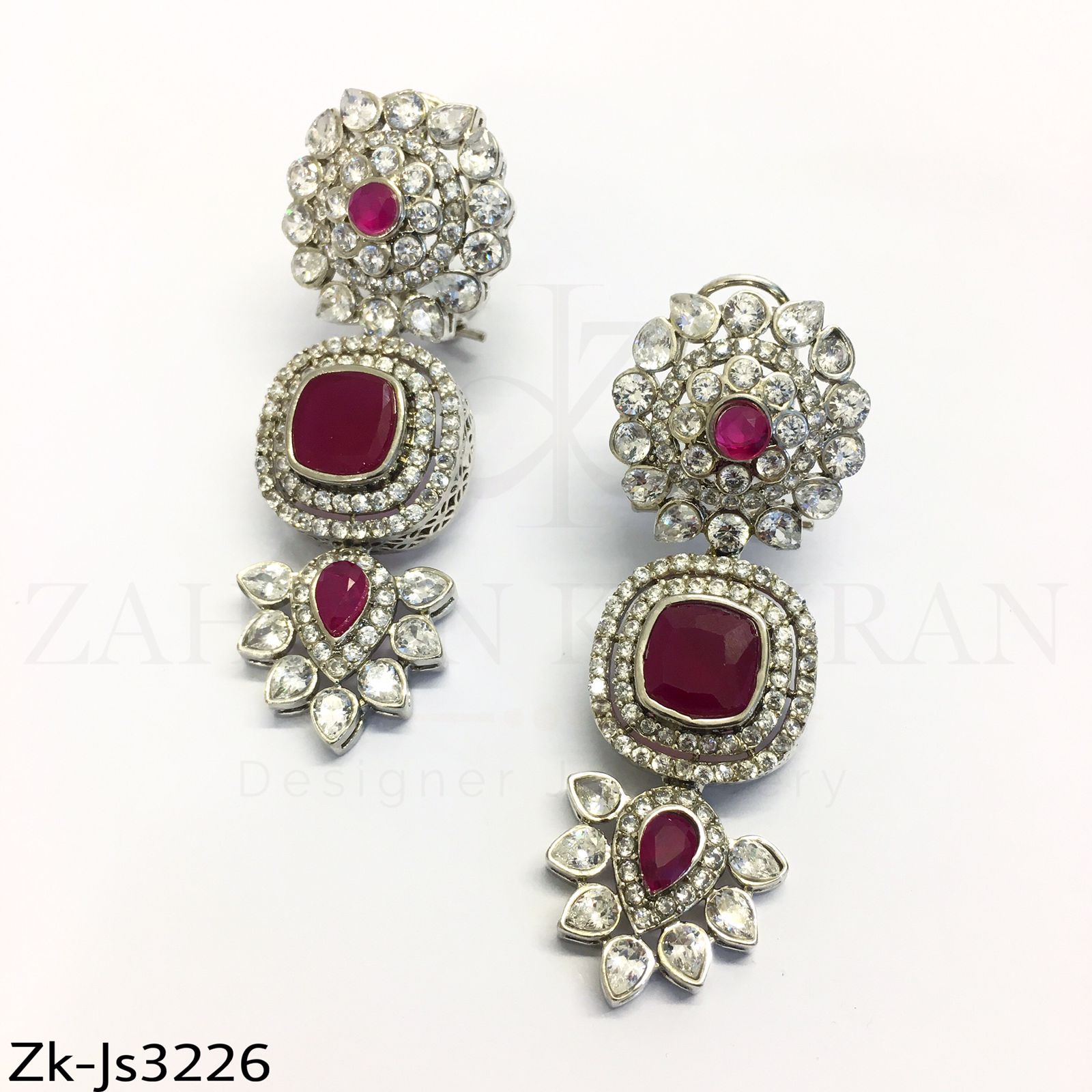 Silver Ruby Set