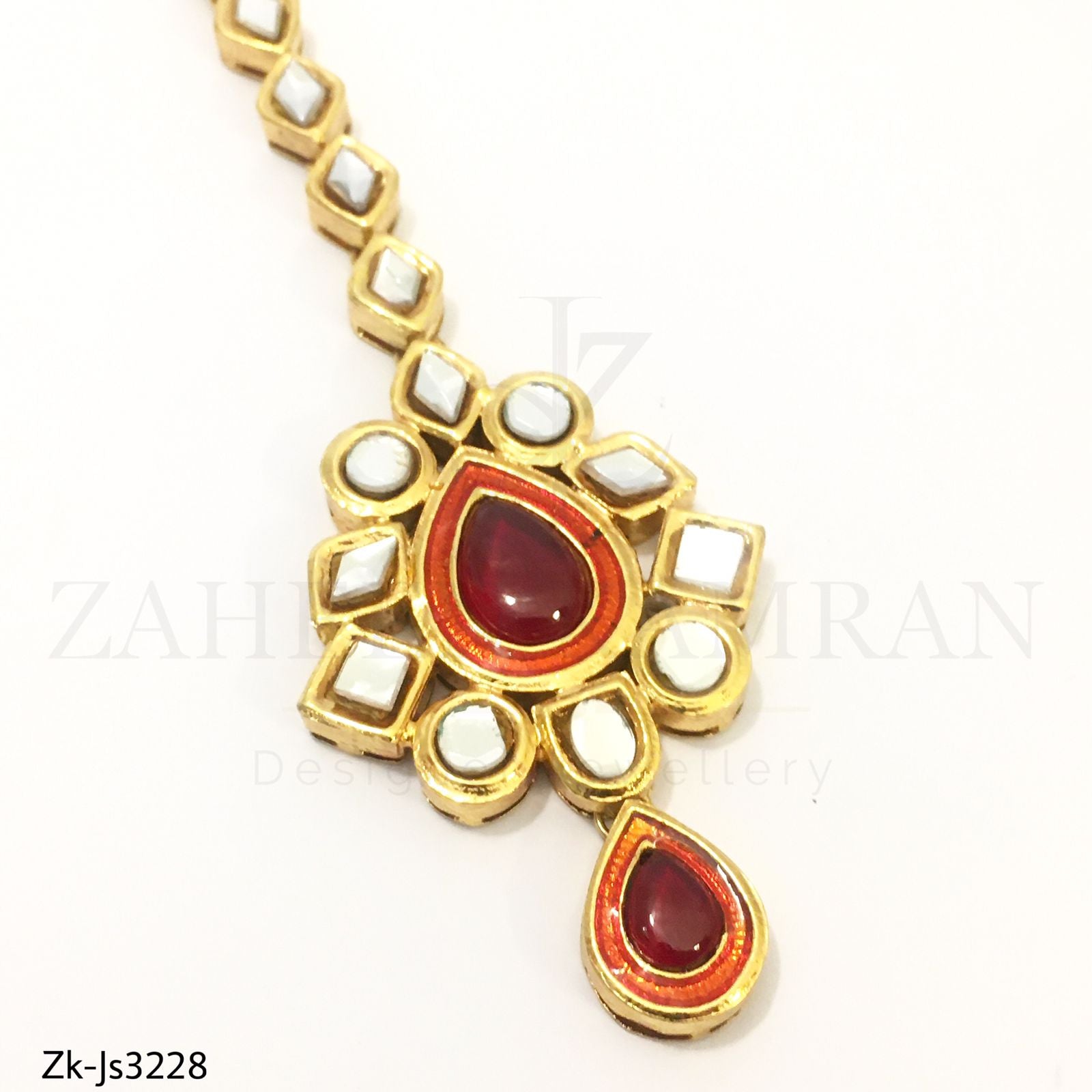 Kundan Seesh Set