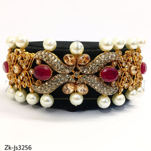 Ruby Champagne Choker Set