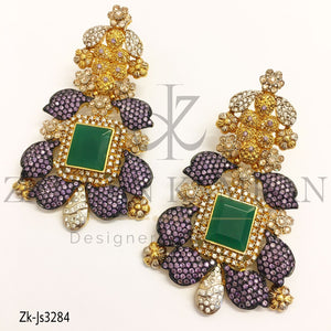 Emerald Amethyst Set