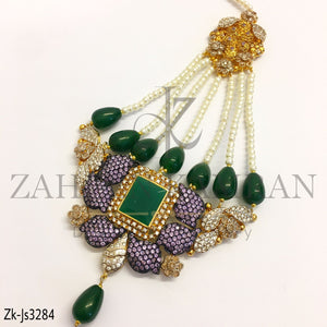 Emerald Amethyst Set