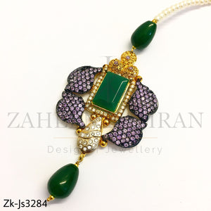 Emerald Amethyst Set