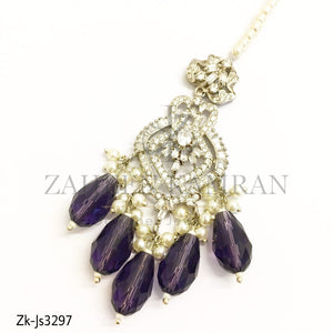 Amethyst Silver Set