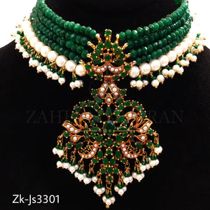 Emerald Choker Set