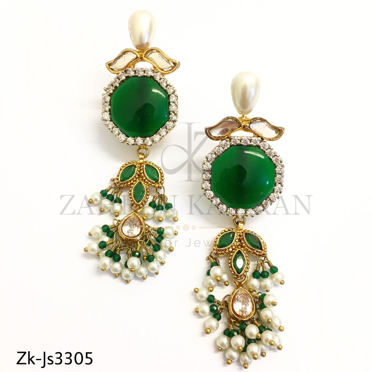 Antique Emerald Choker Set