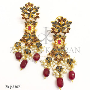 Antique Ruby Choker Set