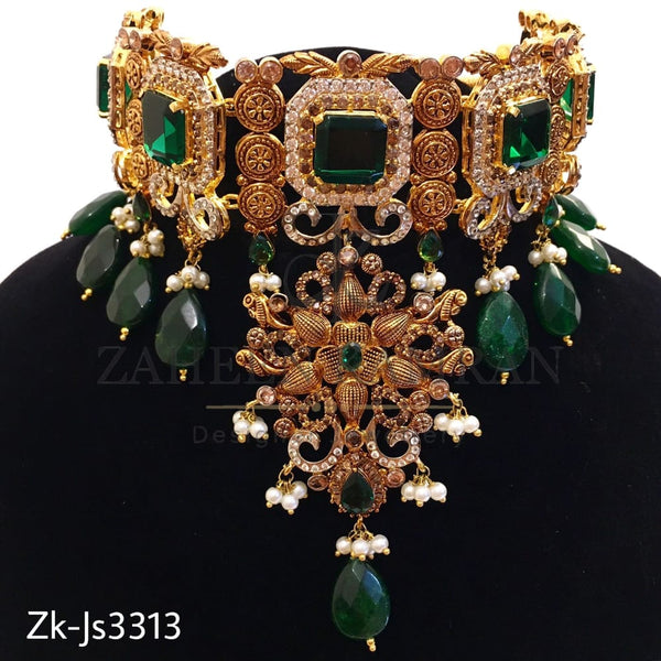 Emerald Choker Set