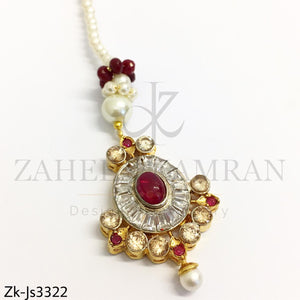 Emerald Ruby Choker Set