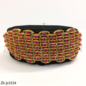 Ruby Agate Choker Set