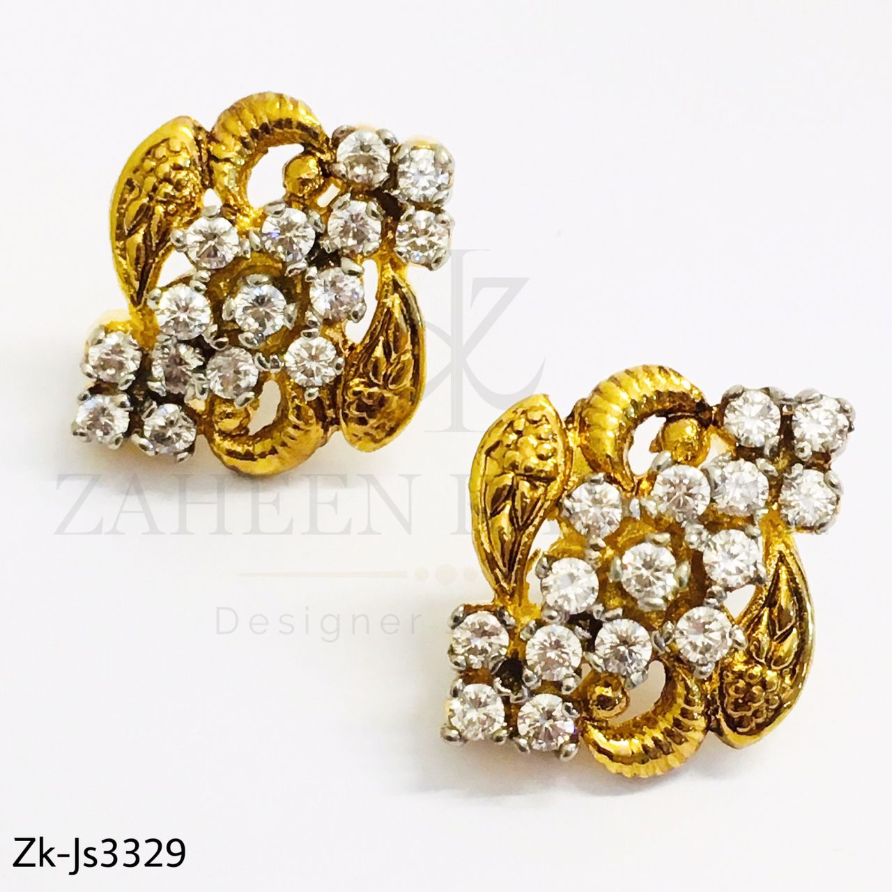 Zirconian Gold Choker Set