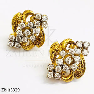 Zirconian Gold Choker Set