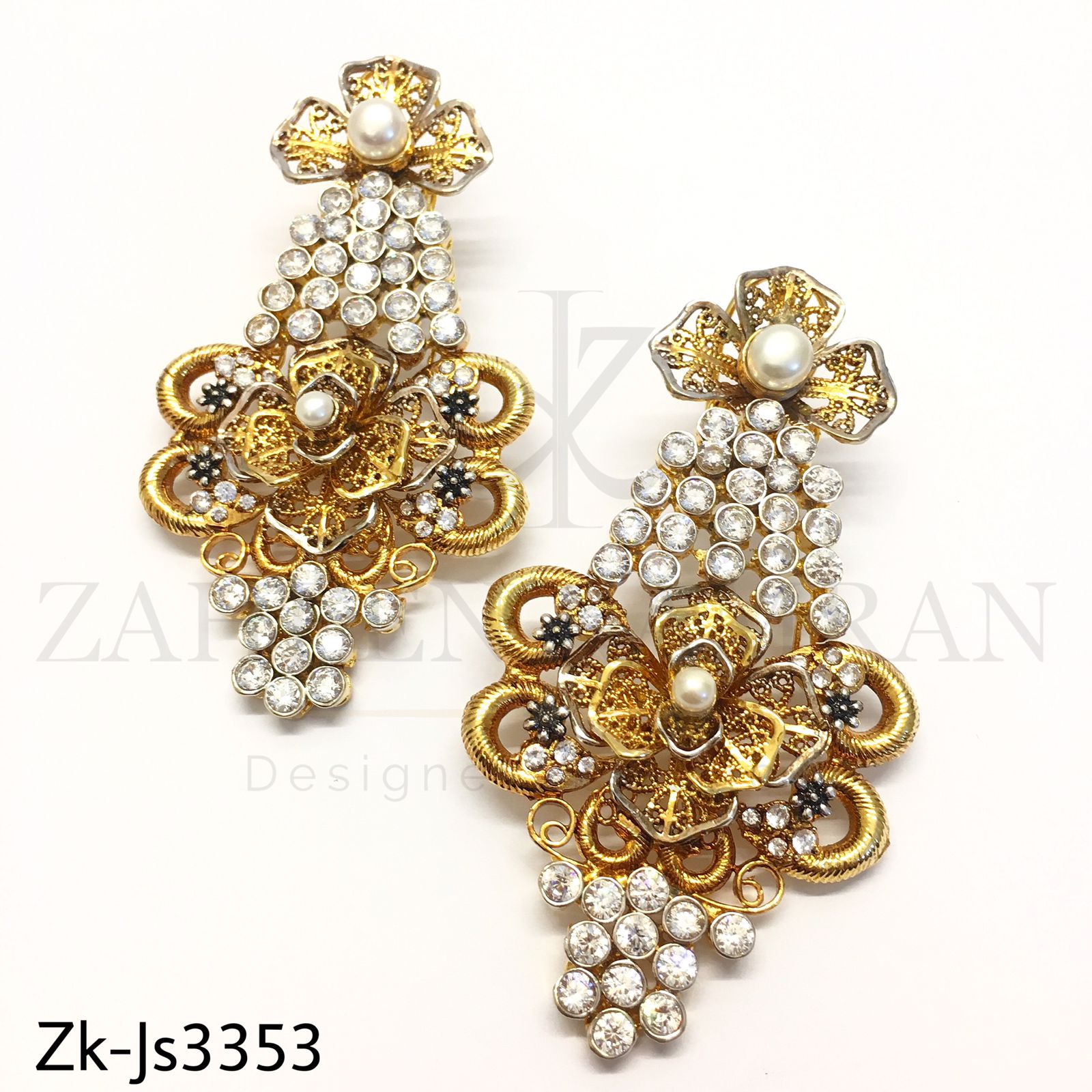 Floral Zirconian Set