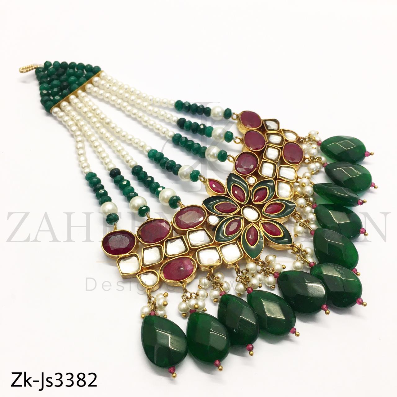 Kundan Seesh Set