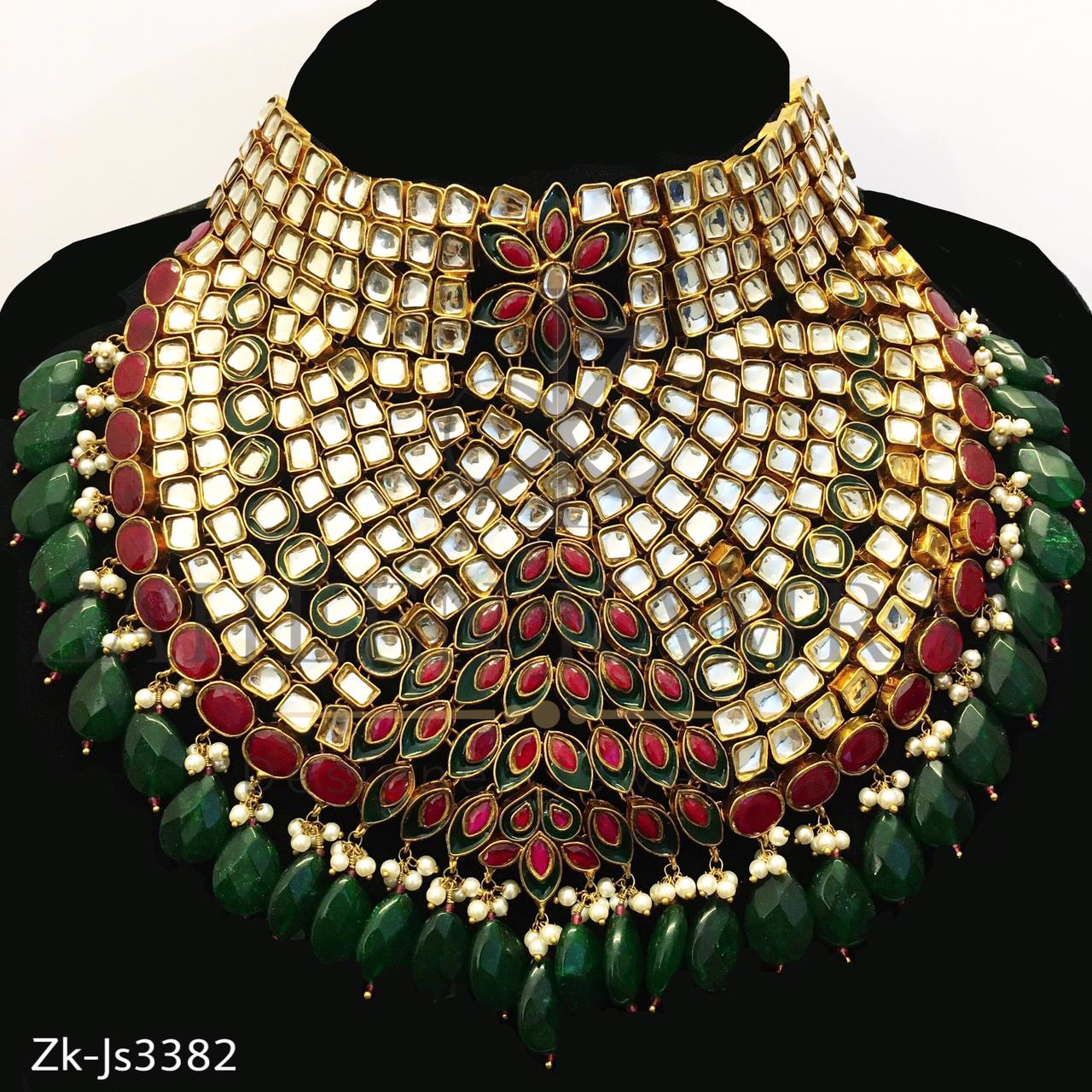 Kundan Seesh Set