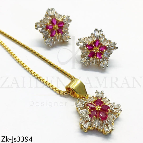 Ruby Zirconian Set