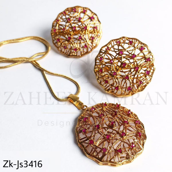 Cutwork pendant Set