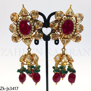 Champagne Ruby Choker Set