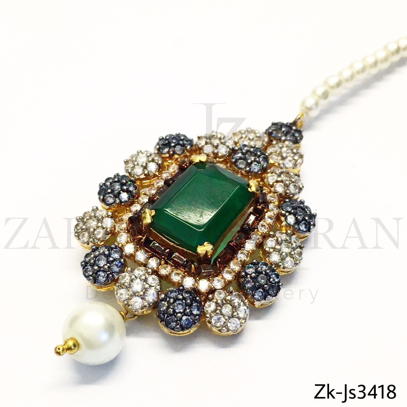 Emerald Champagne Set